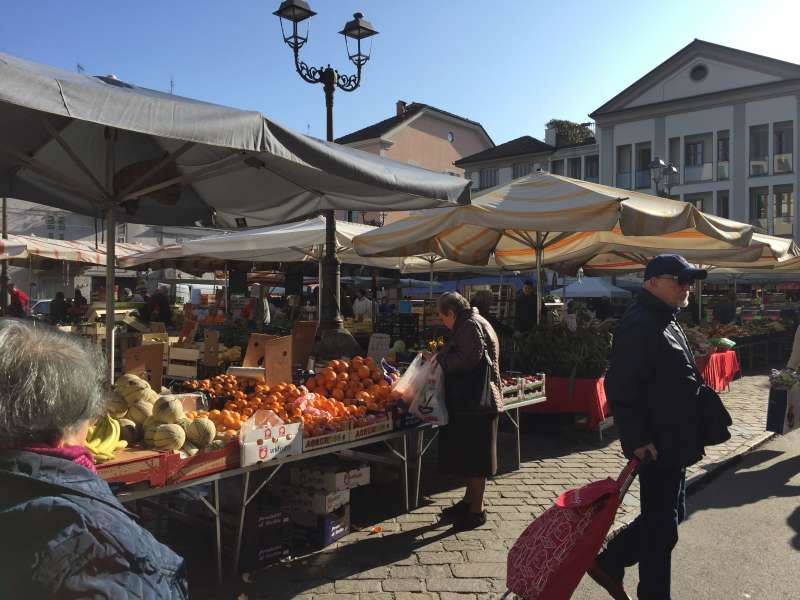 Markt im Piemont